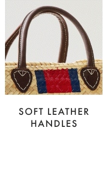 SOFT LEATHER HANDLES