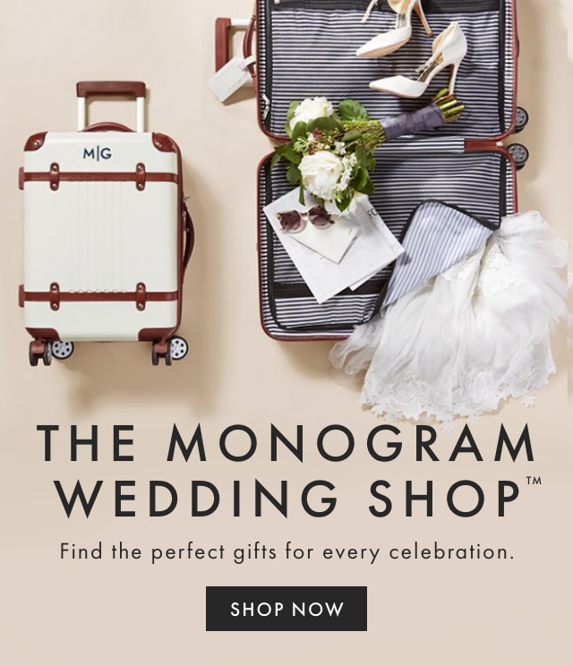 THE MONOGRAM WEDDING SHOP™ - Find the perfect gifts for every celebration. - SHOP NOW