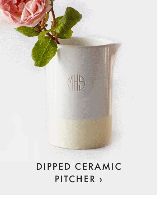 DIPPED CERAMIC PITCHER ›