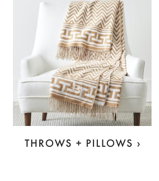 THROWS + PILLOWS ›