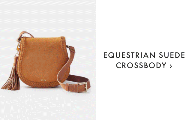 EQUESTRIAN SUEDE CROSSBODY ›
