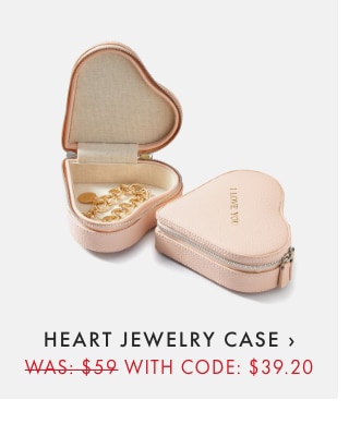 HEART JEWELRY CASE › WAS: $59 WITH CODE: $39.20