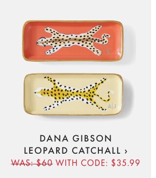 DANA GIBSON LEOPARD CATCHALL › WAS: $60 WITH CODE: $35.99