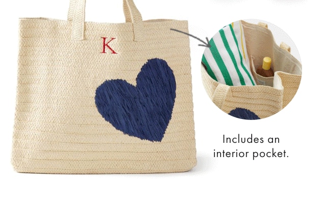 Includes an interior pocket. 