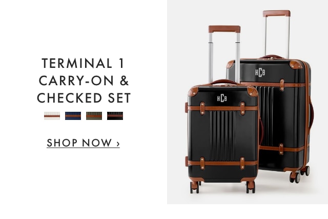 TERMINAL 1 CARRY-ON & CHECKED SET - SHOP NOW ›
