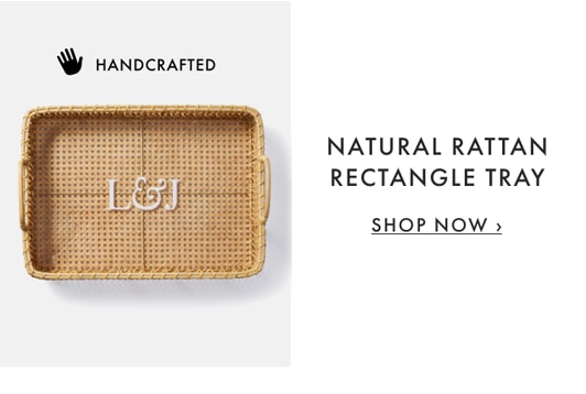 NATURAL RATTAN RECTANGLE TRAY - SHOP NOW ›