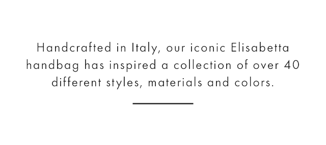 We’ve refreshed our most iconic Italian-made collection for spring adventures with a beautiful new crossbody design.
