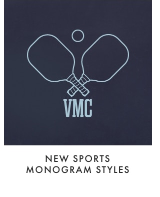 NEW SPORTS MONOGRAM STYLES