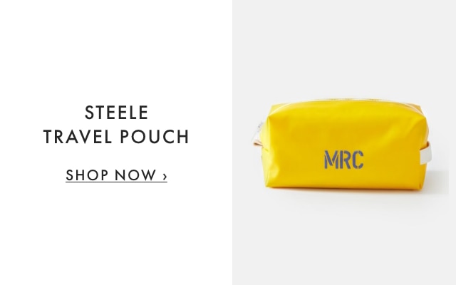 STEELE TRAVEL POUCH - SHOP NOW ›