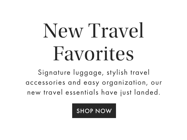 Set your out of office and shift into relaxation mode with the ultimate spring packing list: sophisticated luggage, versatile travel cubes and functional accessories for effortless organization.
