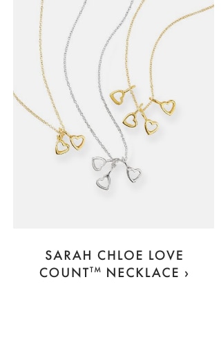 SARAH CHLOE LOVE COUNT™ NECKLACE ›  SARAH CHLOE LOVE COUNT NECKLACE 
