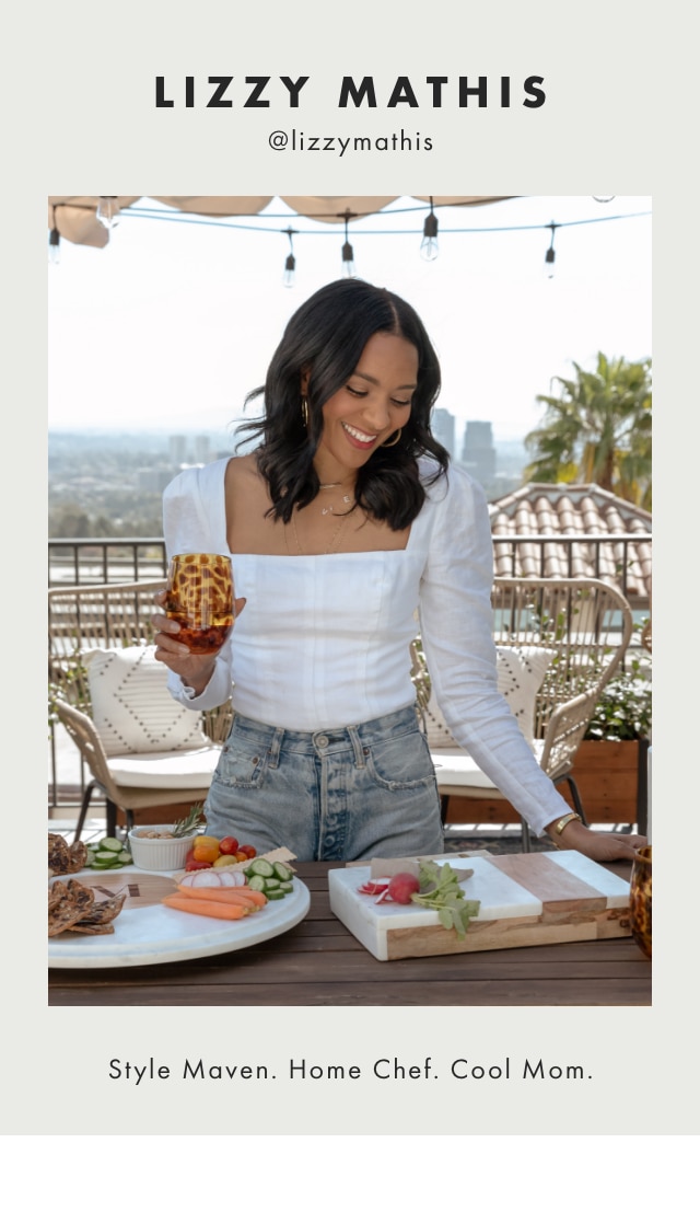 LIZZY MATHIS - @lizzymathis - Style Maven. Home Chef. Cool Mom.