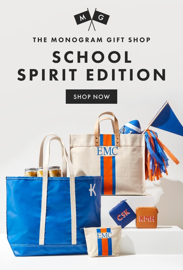 THE MONOGRAM GIFT SHOP - SCHOOL SPIRIT EDITION - SHOP NOW