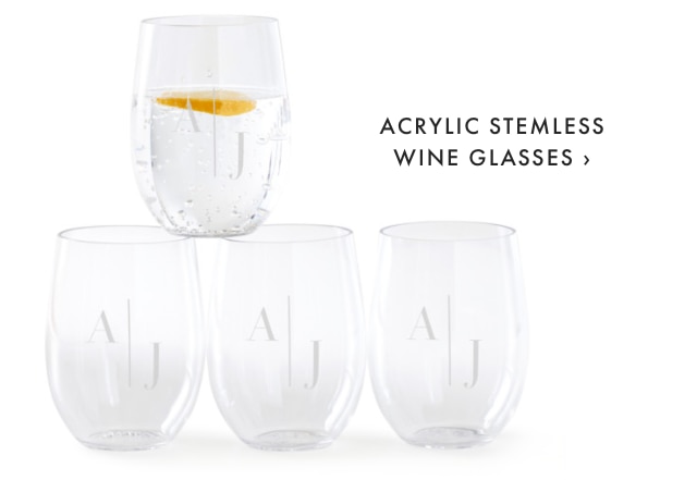 ACRYLIC STEMLESS WINE GLASSES ›