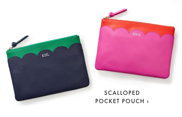 SCALLOPED POCKET POUCH ›
