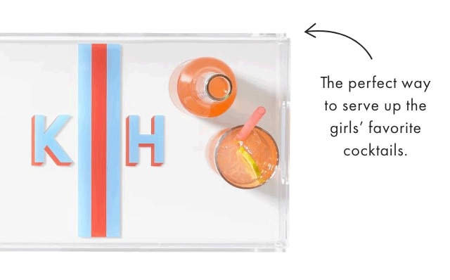 The perfect way to serve up cocktails on your next girls’ night.