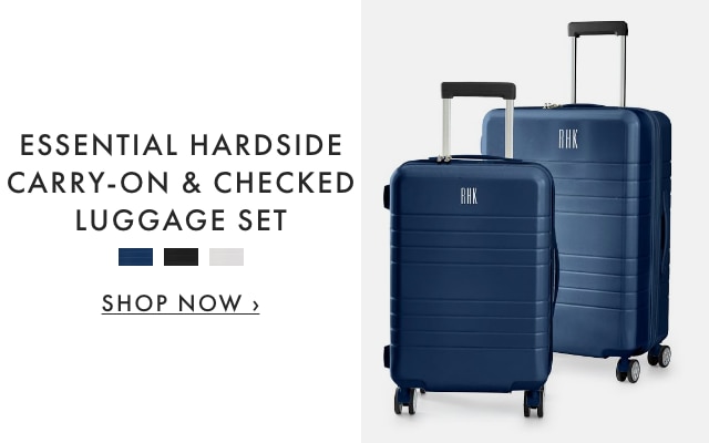 ESSENTIAL HARDSIDE CARRY-ON & CHECKED LUGGAGE SET - SHOP NOW ›