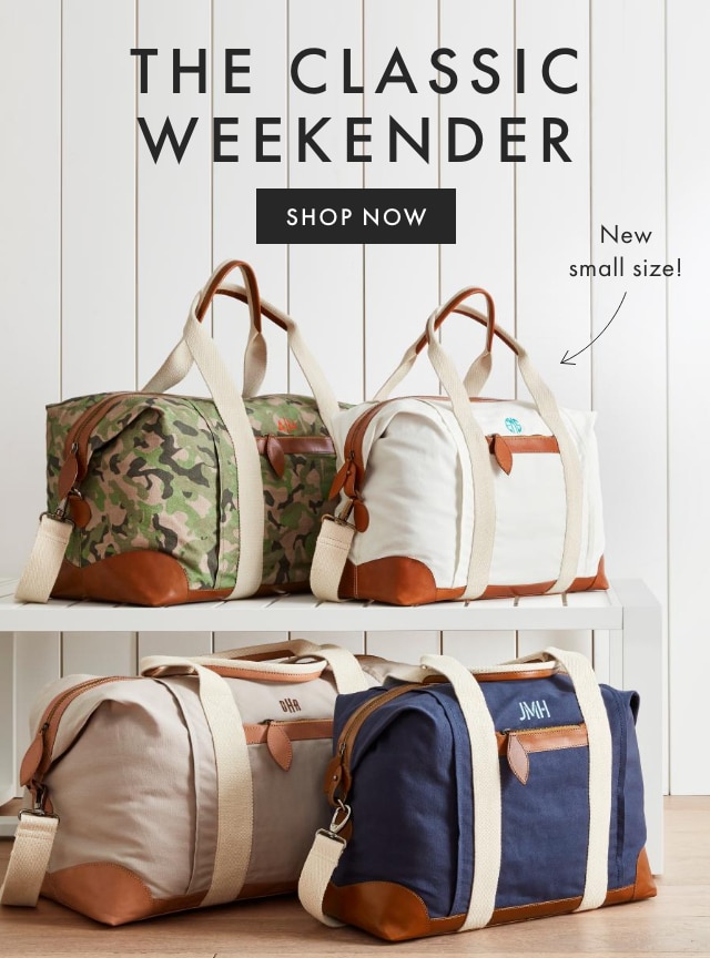 THE CLASSIC WEEKENDER - SHOP NOW - New small size!
