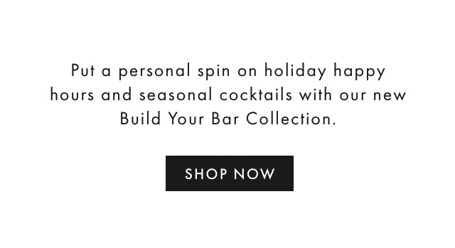 Put your own spin on seasonal cocktails, just like @kristynewengland, our expert on classic holiday entertaining. - SHOP NOW