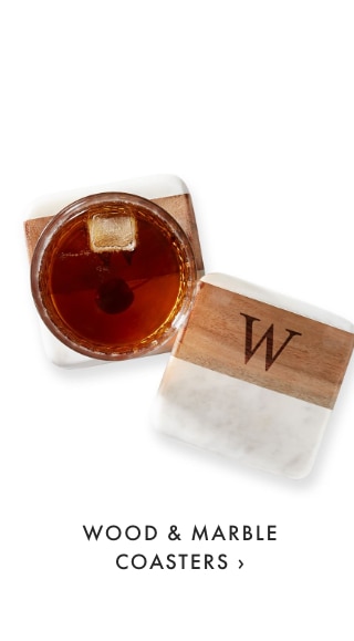 WOOD & MARBLE COASTERS ›