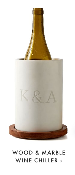 WOOD & MARBLE WINE CHILLER ›