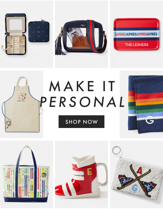MAKE IT PERSONAL - SHOP NOW