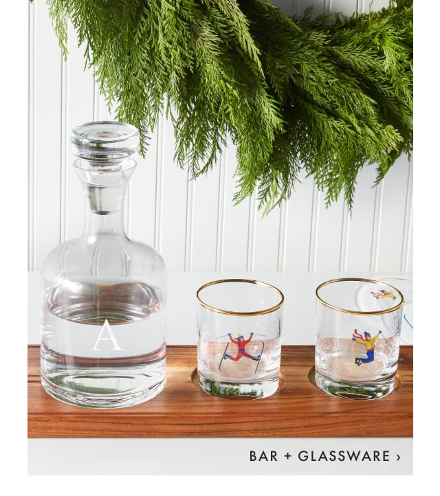 BAR + GLASSWARE ›