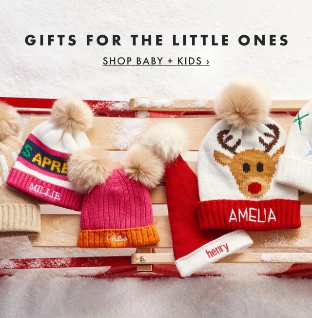 KEEP YOUR LITTLE ONES COZY - SHOP GIFTS FOR BABY + KIDS ›