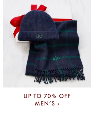 UP TO 70% OFF MEN’S ›