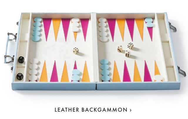 LEATHER BACKGAMMON ›
