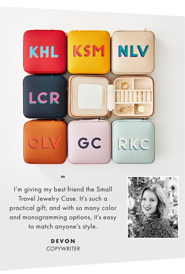 Travel Jewelry Case - Devon, Copywriter
