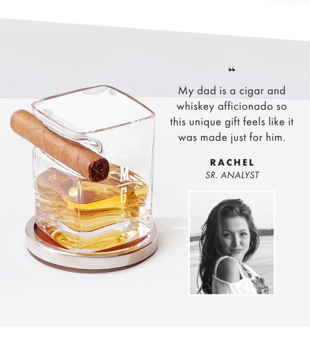 Corkcicle Cigar Glass - Rachel, Sr. Analyst