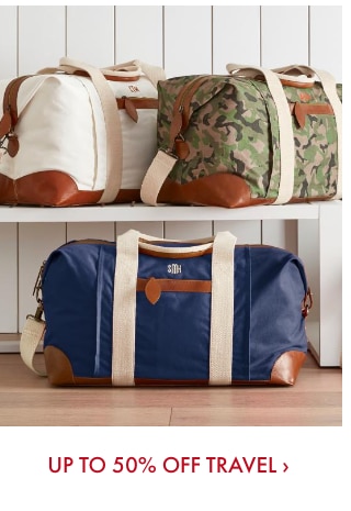 UP TO 50% OFF TRAVEL
