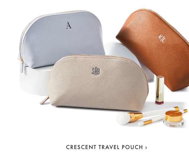 CRESCENT TRAVEL POUCH