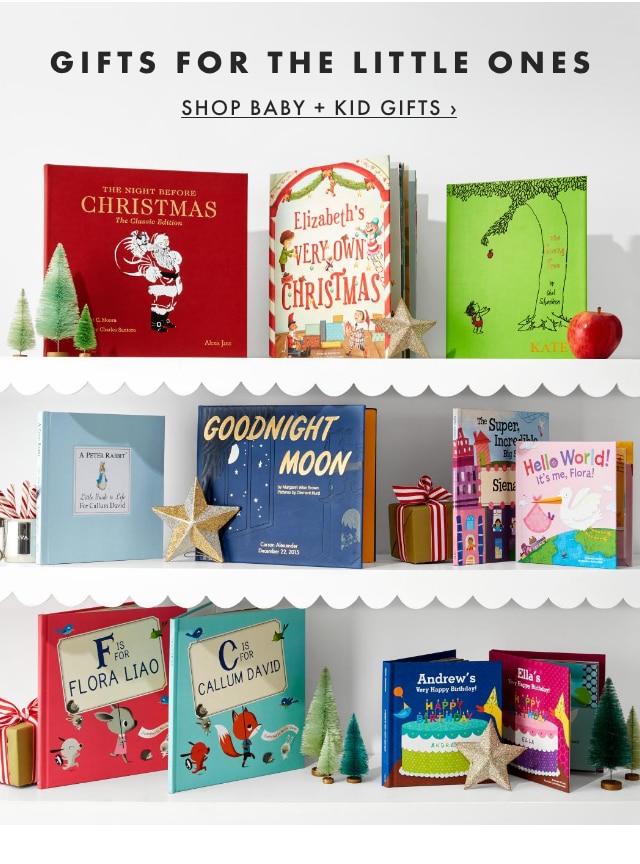 GIFTS FOR THE LITTLE ONES - SHOP BABY + KID GIFTS