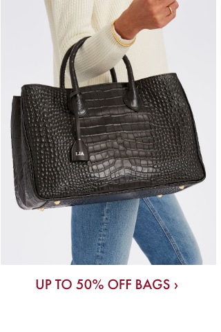 UP TO 50% OFF BAGS ›