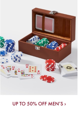 UP TO 50% OFF MEN’S ›