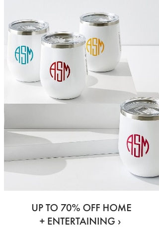 UP TO 70% OFF HOME + ENTERTAINING › 