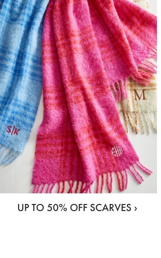 UP TO 50% OFF SCARVES › 