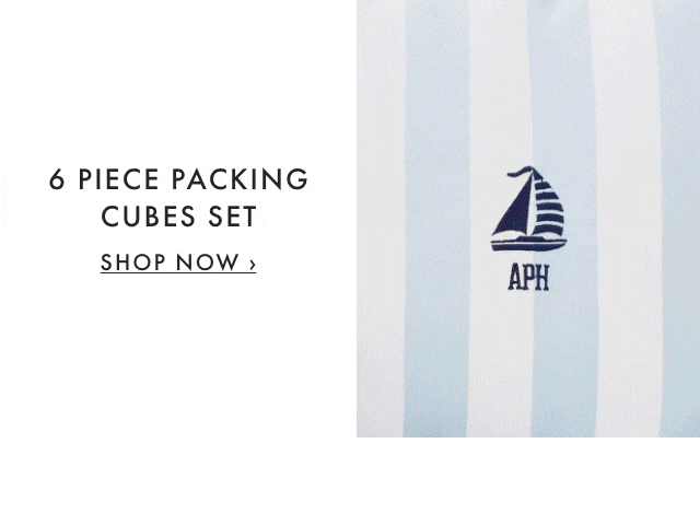 6 PIECE PACKING CUBES SET - SHOP NOW &rsaquo;