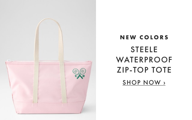 STEELE WATERPROOF ZIP-TOP TOTE - SHOP NOW &rsaquo;