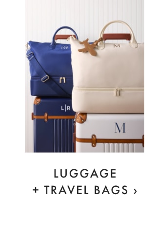 LUGGAGE + TRAVEL BAGS ›