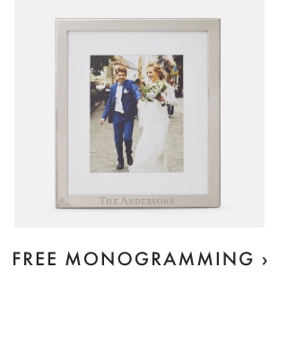 FREE MONOGRAMMING ›
