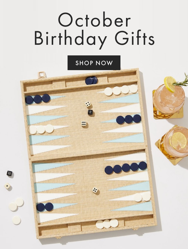 October Birthday Gifts - SHOP NOW