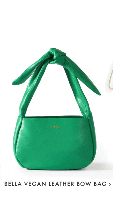 BELLA VEGAN LEATHER BOW BAG ›