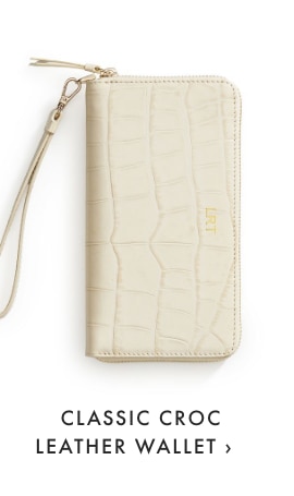 CLASSIC CROC LEATHER WALLET ›