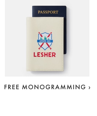 FREE MONOGRAMMING ›