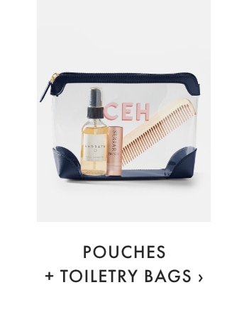 POUCHES + TOILETRY BAGS ›