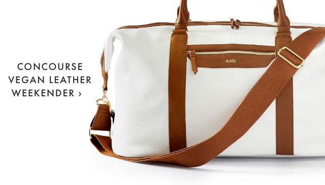 CONCOURSE VEGAN LEATHER WEEKENDER ›