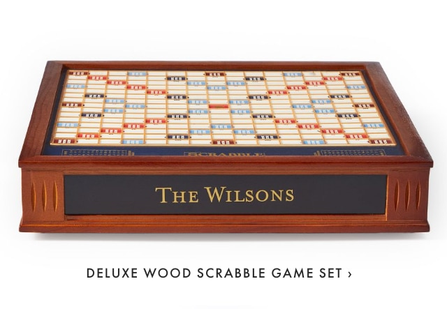 DELUXE WOOD SCRABBLE GAME SET ›